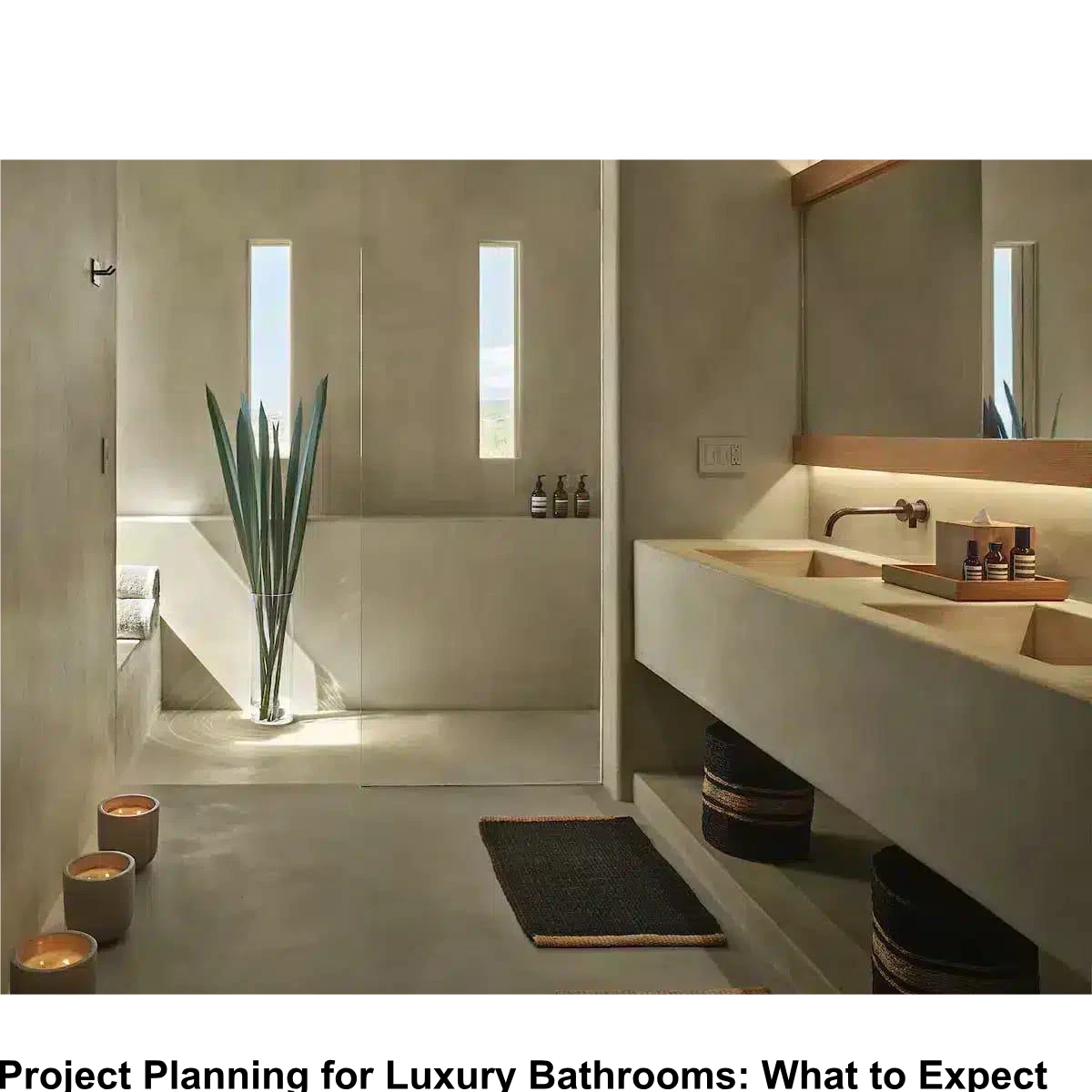 A Luxury Homeowner’s Guide to Premium Bathroom Renovation Features — illustration