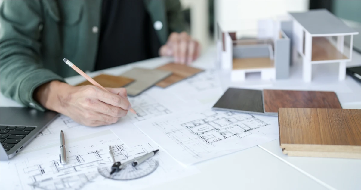 Modern open-plan office fit-out with workstations, meeting rooms and collaboration zones